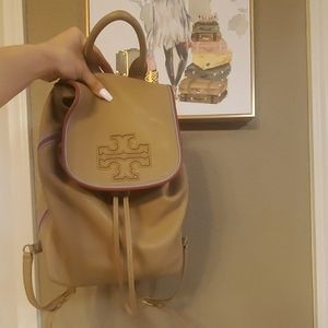 Tory Burch leather backpack